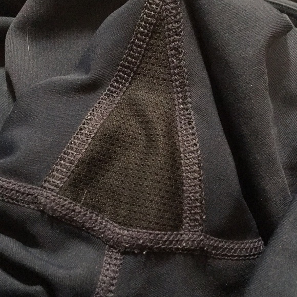 Athleta Leggings Gel Dot Sonar Athletic Capris Navy Blue eh. - Picture 14 of 15